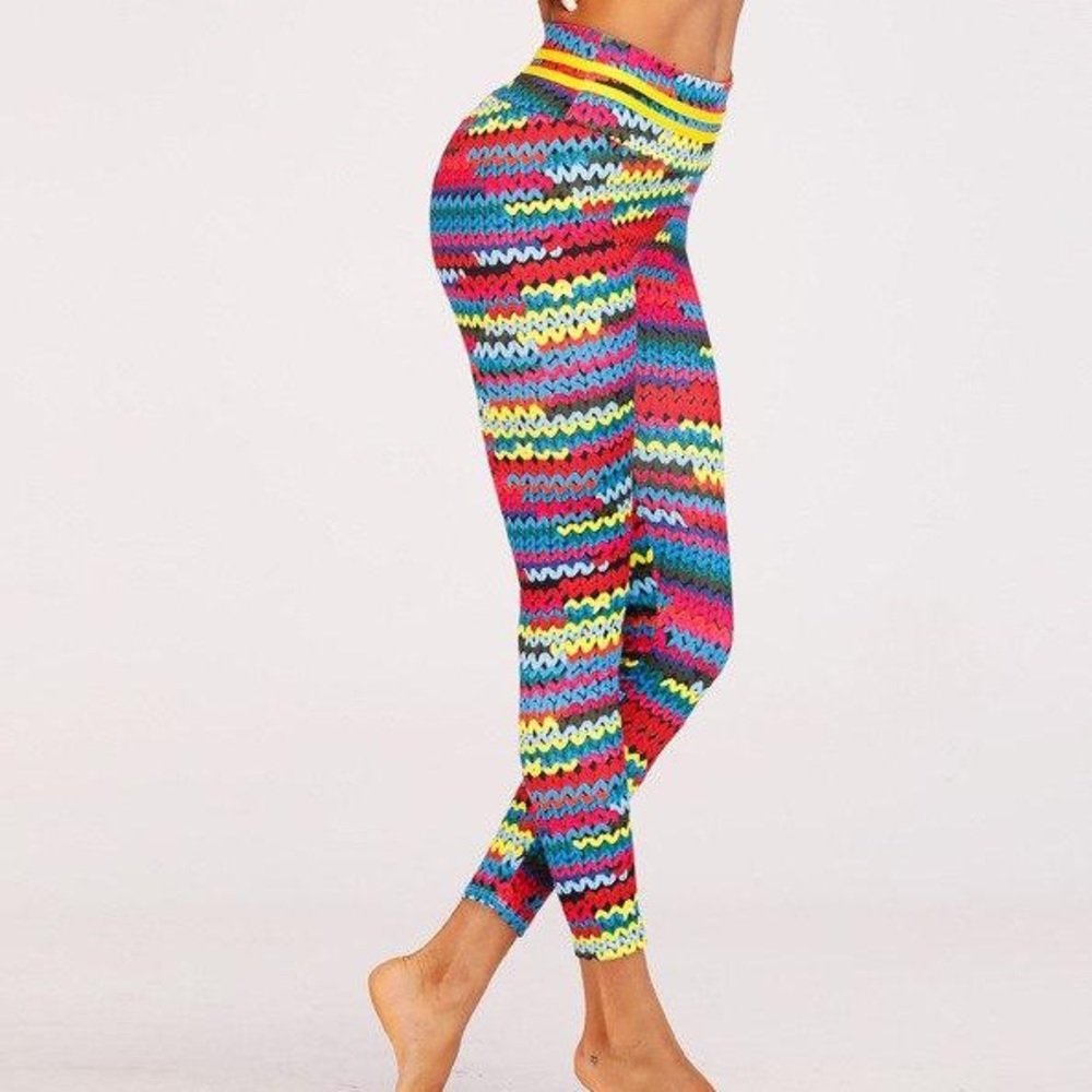 Crochet Print Leggings